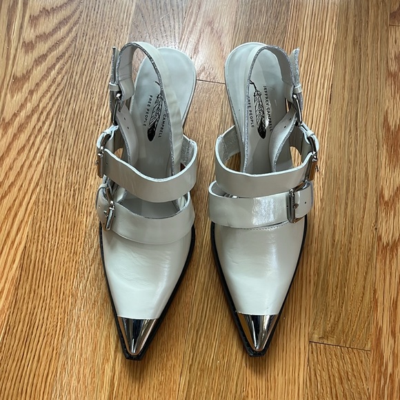 Free People x Jeffrey Campbell Harley Slingback Heels Size 9 NWT - Picture 4 of 13